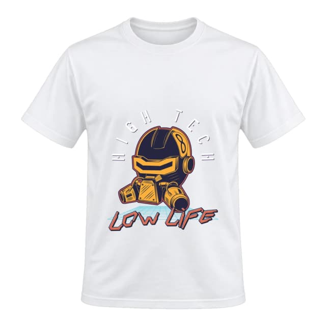 T-shirt — Cyberpunk · Néon urbain